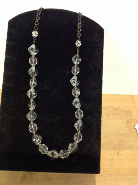 Beaded Rhinestone Necklace