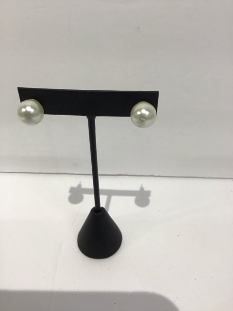 Faux Pearl Stud Earrings