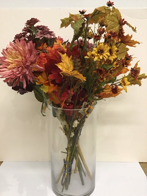Floral Bouquet in Glass Vase
