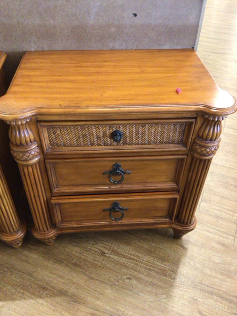 AS-IS Endura TB Style Three Drawer Nightstand(Surface Scratch/Chips)