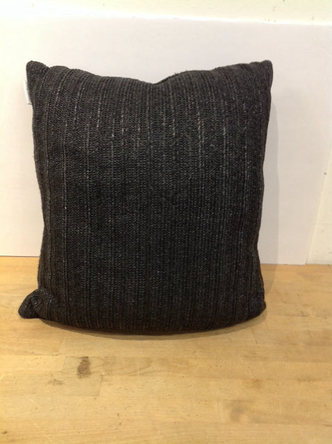 Tommy Bahama Black Raffia Pillow