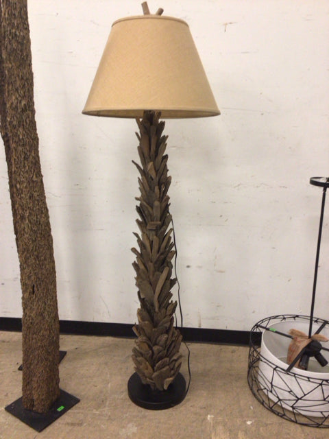 Wood Floor Lamp