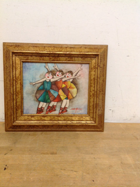 15x13 Framed Dancers