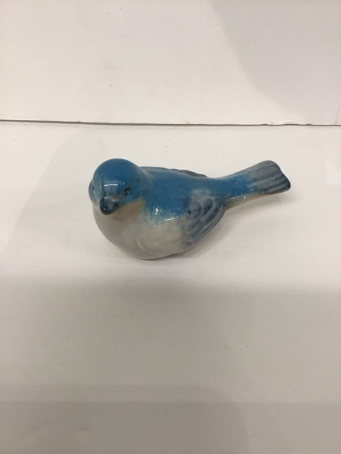 Blue Ceramic Bird