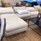 Amura Furniture Four PC Fabric Sectional W/Ottoman