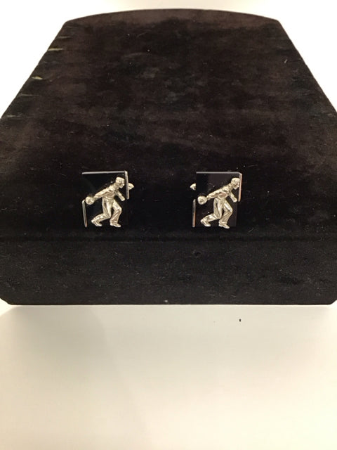 Silver Cufflinks w/Bowlers