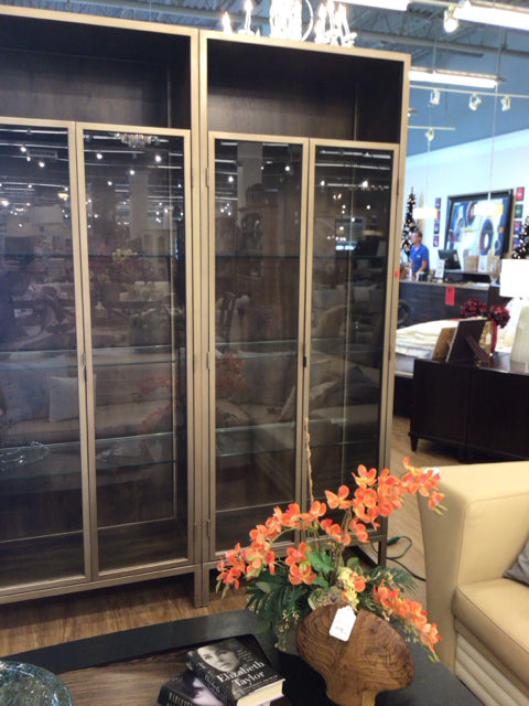 Caracole Wood & Glass Display Cabinet