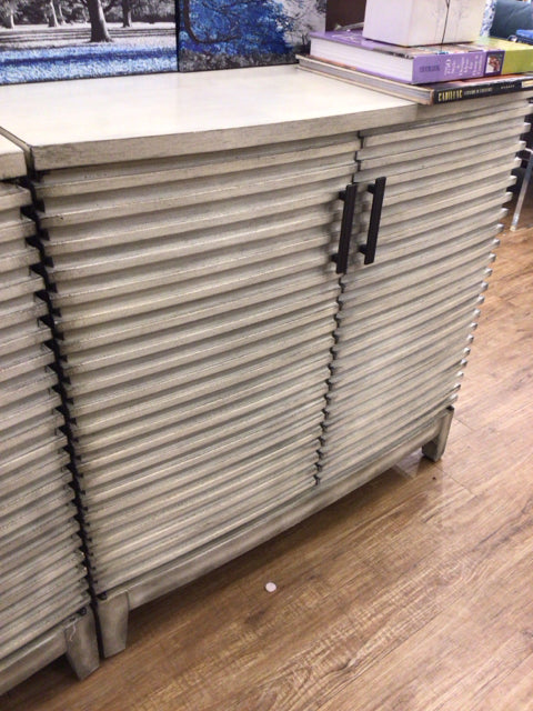 2 Door Ribbed Front Cabinet
