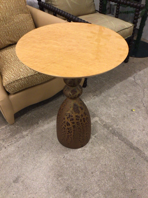 22" J Robert Scott (?) Round  End Table
