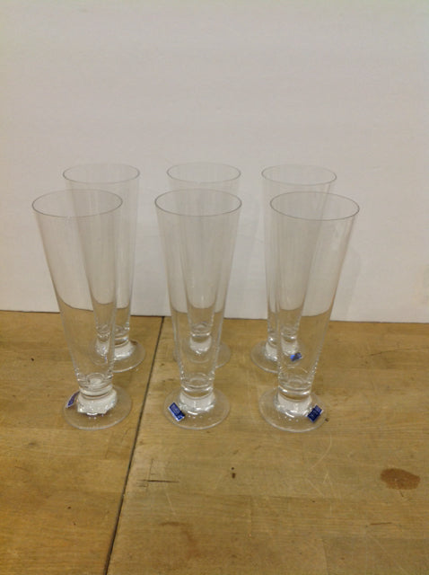 Set/6 Waterford Vintage "Marquis" Pilsner Glasses