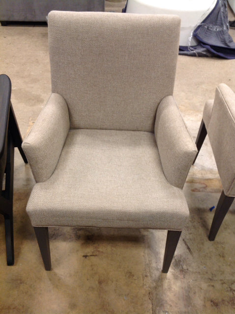 Crate & Barrel Tan Upholstered Chair