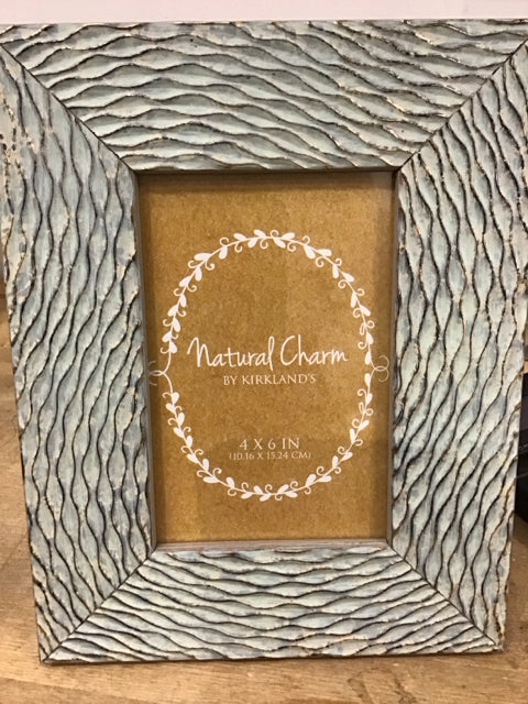 4"x6" Teal Metalic Textured Photo Frame