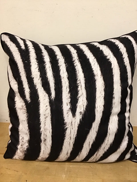 20" Zebra Print Pillow