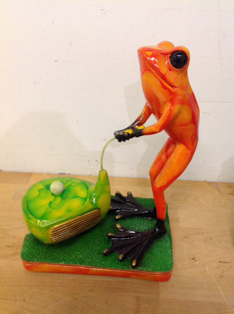 11" Resin Golf Frog