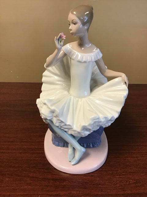 9"  NAO Ballerina In Blue Chair
