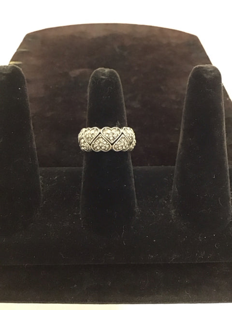 Brighton Swarovski "As One" Puzzle Ring