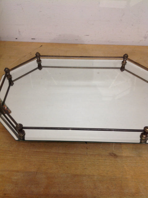 Tray- 16" Metal Mirror