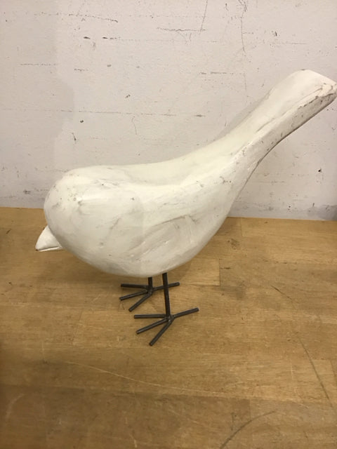 11"x8" Wooden White Bird