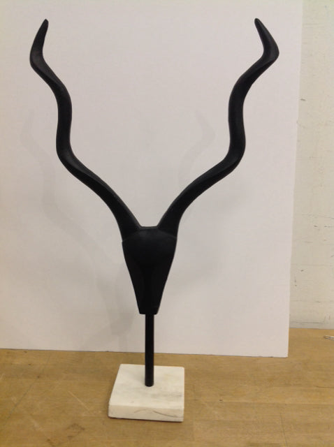 20" Antelope Sculpture w/Marble Base
