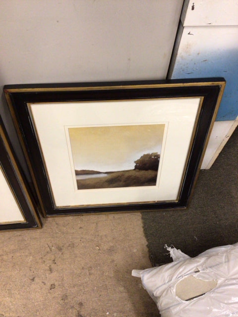 22x22 Framed Landscape Art