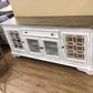 AS-IS Liberty Furniture Distressed White Media Console