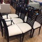 Set Of 12 Pietro Costantini Black Dining Chairs