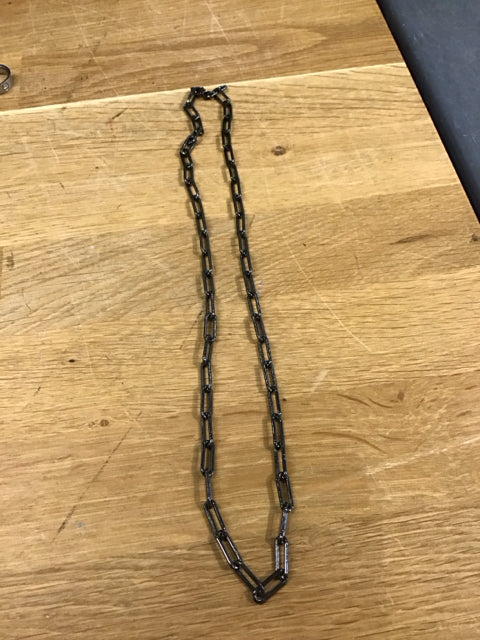 Black Link Necklace