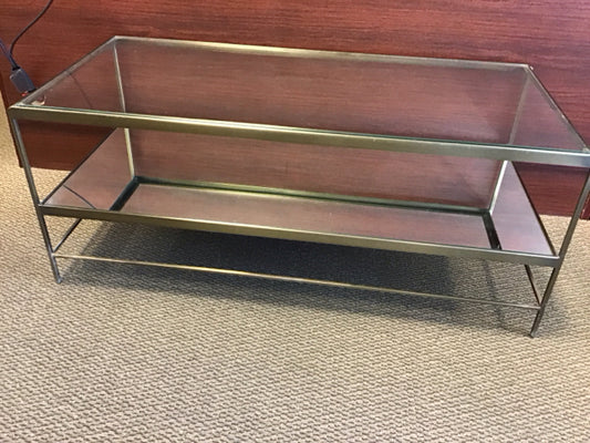 Pottery Barn Leona Rectangle WBrass Finish