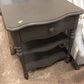 AS-IS Stanley Furniture One Drawer Grey Nightstand(Marks/Scratches)