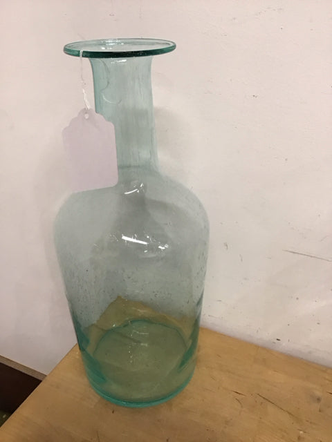 18" Seeded Glass Vase
