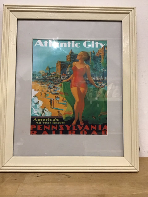 13.5x16.5" Atlantic City Art By Edward Mason Eggleson