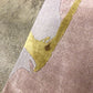 AS-IS 10 1/2" X 121 1/2" The Rug Company Custom Taupe/Gold/Light Rose Rug