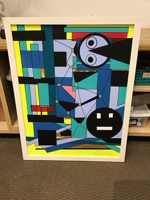 33x43 Framed Original "Casper" Signed Robert Poole