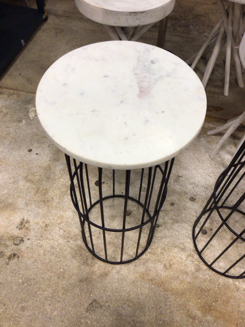 Stone Top Accent Table