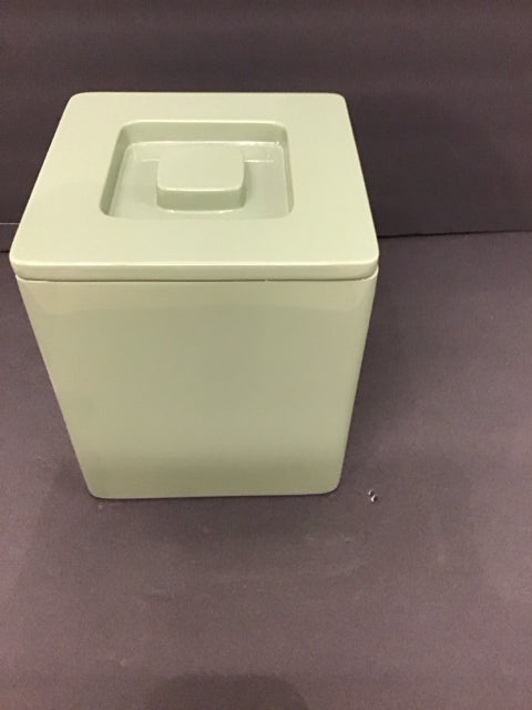 7" Sq Green Acrylic Ice Bucket