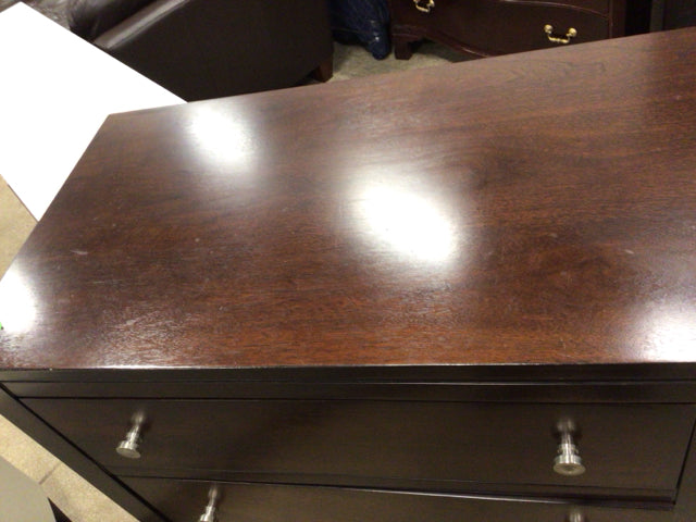 AS-IS Bassett Furniture Six Drawer Wood Dresser(Marks On Top)