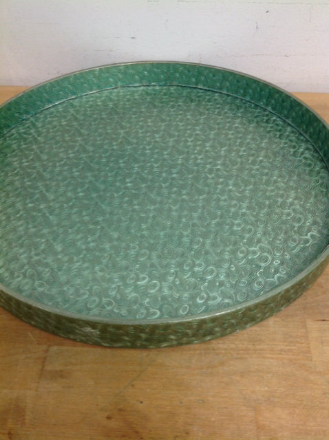 Tray- 17" Green Design