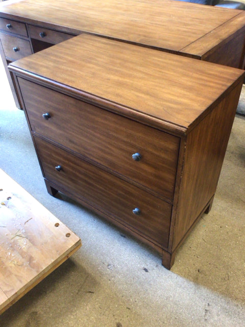 Ethan Allen Two Drawer Wood File Cabinet