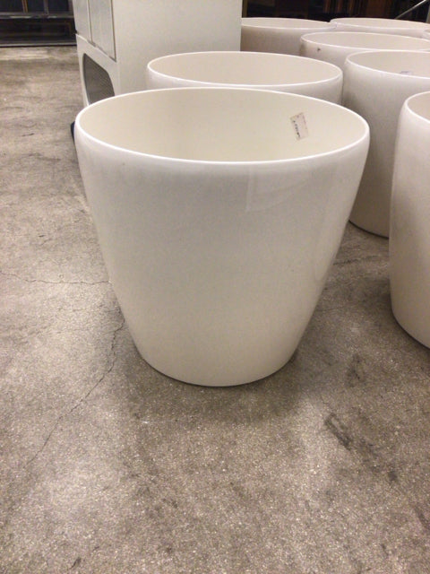 20" X 19" Lechuza Classico Premium White Planter