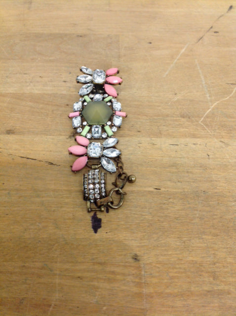 Bracelet- Enamel Rhinestone Jewel