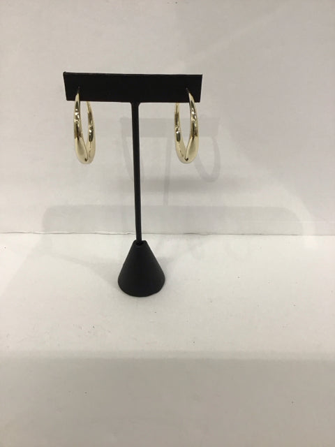 Tiffany Style Gold Hoop Earrings