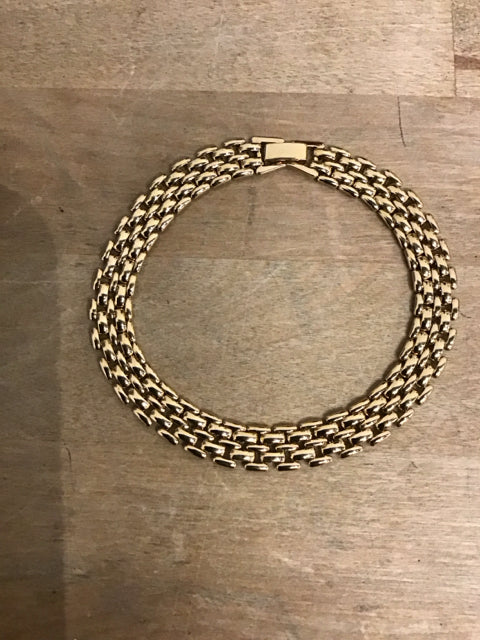 Fantasy Link Goldtone Bracelet
