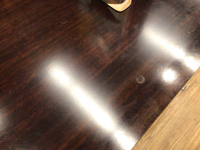 AS-IS Six Drawer Brown Dresser(Top Damage)