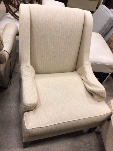 Ethan Allen Custom Fabric Arm Chair W/Arm Covers