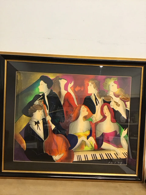 36"x43" Grand Orchestra By Linda Le Kniff Print