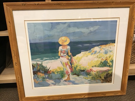 36"x32"  Beach Morning Print