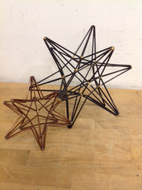 Set Of 2 Metal Stars