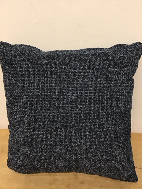18" Blue/Light Blue Textured Pillow
