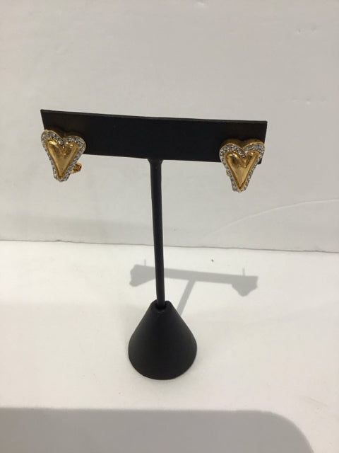 Gold Earrings w/CZs