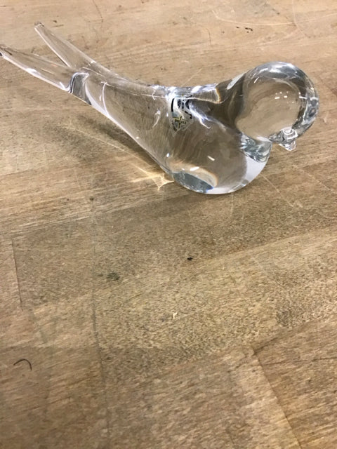 7" Crystal Bird Figurine